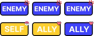 Move Target Image for Self Or Adjacent Ally