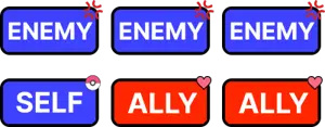 Move Target Image for All Allies (Except Self)