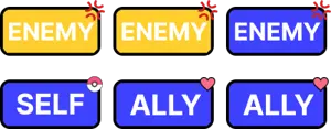 Move Target Image for Adjacent Enemy