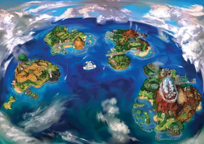 Alola (Sun and Moon) Map