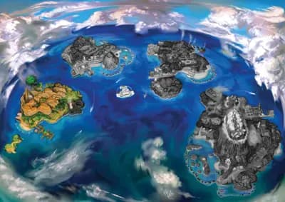Alola (Sun and Moon) Map for Poni