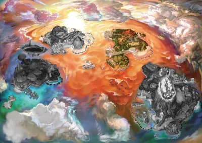 Alola (Ultra Sun and Ultra Moon) Map for Akala
