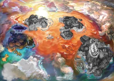 Alola (Ultra Sun and Ultra Moon) Map for Poni